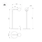 Светильник светодиодный SP-OTTORI-TAB-6W Warm3000 (BK, 30 deg, 230V) (ARL, IP20 металл, 3 года)