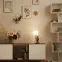 Светильник UML-B465 E14 SILVER настольный декоративный Кот, под лампу Е14, 40W. Механический выключатель. Серебристый