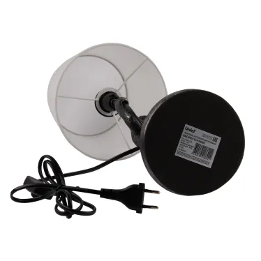 Светильник UML-B465 E14 SILVER настольный декоративный Кот, под лампу Е14, 40W. Механический выключатель. Серебристый