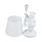 Светильник UML-B465 E14 WHITE настольный декоративный ''Кот'', под лампу Е14, 40W. Механический выключатель. белый.