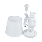 Светильник UML-B465 E14 WHITE настольный декоративный ''Кот'', под лампу Е14, 40W. Механический выключатель. белый.