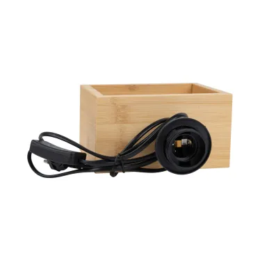 Светильник настольный UML-B401 E27 LIGHT GREY/WOOD декоративный под лампу Е27, 40W. Механический выключатель. Светло-серый. ТМ Uniel