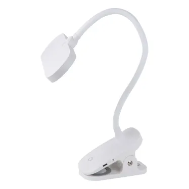 Светильник настольный светодиодный прищепка UЛм-D602 10W/3000-6000K/DIM WHITE Сенсорный выключатель Диммер белый
