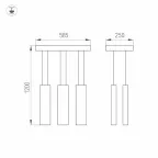 Светильник SP-LEGACY-S585x250-6x6W Warm3000 (WH, 34 deg) | 028153 | Arlight