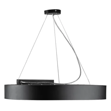 Светильник светодиодный Geometria Ring SPO-132-B-40K-088 88Вт 4000К 6000Лм IP40 800*800*80 черный подвесной | Б0050561 | ЭРА