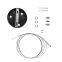Светильник светодиодный Geometria Ring SPO-132-B-40K-088 88Вт 4000К 6000Лм IP40 800*800*80 черный подвесной | Б0050561 | ЭРА