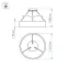 Светильник SP-TOR-RING-HANG-R460-33W Warm3000 (BK, 120 deg) (ARL, IP20 Металл, 3 года)