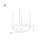 Светильник SP-LINE-HANG-ARC-O3535-D350-35W Day4000 (BLACK, 230V) (, Металл)