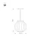 Светильник LGD-PEARL-HANG-7W Warm3000 (GR, 164 deg, 230V) (ARL, IP65 Металл, 3 года)