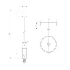 Светильник ALT-LINEAIR-FLAT-UPDOWN-DIM-S2094-600-25W Warm3000 (BK, 100 deg, 230V) (ARL, IP20 Металл, 3 года)