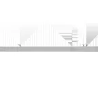 Светильник PROFILE 30L P LED STAR 1x500/2x300 WH 4000K