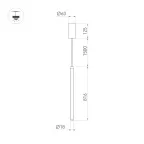 Светильник SP-JEDI-HANG-R18-10W Day4000 (WH, 360 deg, 230V) (Arlight, IP20 Пластик, 3 года)