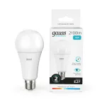 Лампа светодиодная LED 25 Вт 2100 лм 4100К А70 груша нейтральный E27 AC 220В Elementary Gauss