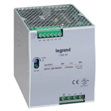 3-фазный Импульсный источник питания 48В 960Вт 20A | 146639 | Legrand