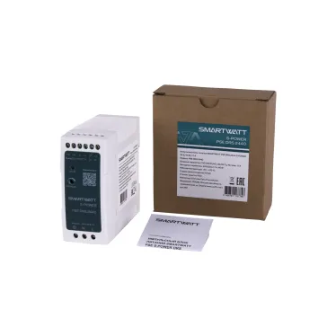 Импульсный блок питания SMARTWATT PSE DRS 2440 S-POWER, 24 В, 40 Вт, 1,7 А