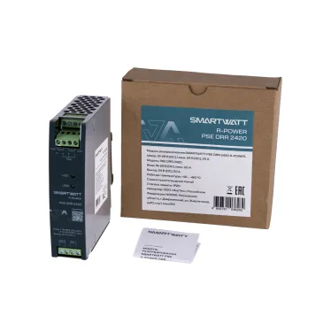 Модуль резервирования SMARTWATT PSE DRR 2420 R-POWER, Uвход. 19-29 В (DC), Uвых. 24 В (DC), 20 А