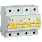                  Выключатель автоматический ВА47-150 4Р 125А 15кА характеристика D
               