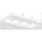 P LED L900/900 WH 4000K