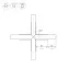 Светильник SP-LINE-HANG-ARC-O3535-D1500-124W Warm3000 (BLACK, 230V) (металл)