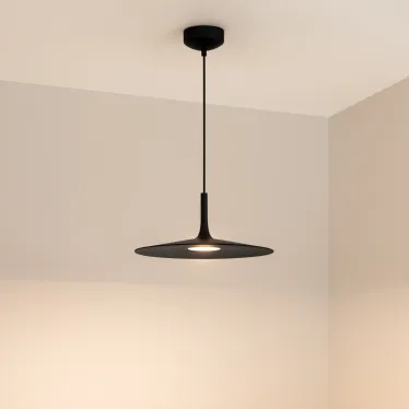 Светильник SP-FIORE-R400-13W Warm3000 (BK, 120 deg, 230V) (IP20 металл, 3 года)
