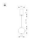 Светильник SP-ELEMENTA-ORB-R100-9W Day4000 (GD, 39 deg, 230V) (IP40 металл, 3 года)