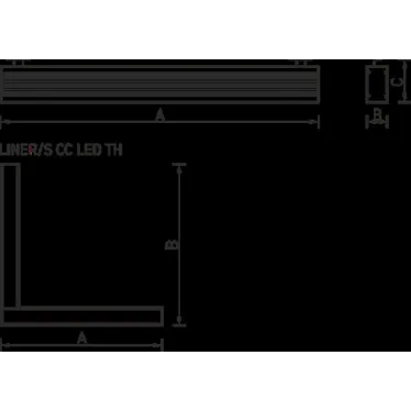 Светильник светодиодный LINER/S CC LED 600 TH W HFD 4000K | 1473000560 | Световые Технологии
