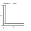 Светильник светодиодный ДСО LINER/S DR LED 1500 W 33Вт 4000К IP20 опал | 1473000050 | Световые Технологии