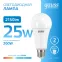 Лампа светодиодная LED 25 Вт 2150 лм 6500К А70 груша холодный E27 AC 220В Elementary Gauss