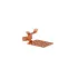 Зажим кровельный для саморегулируемого кабеля Roof clip RX-Gs, медь, упак. 50 шт.