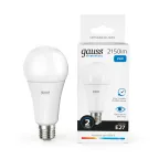 Лампа светодиодная LED 25 Вт 2150 лм 6500К А70 груша холодный E27 AC 220В Elementary Gauss