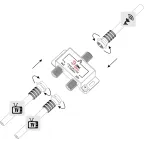 Делитель ТВ Simple DS-F-SAT-01 2 ответвления под F разъём 5-2500 МГц