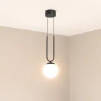 Светильник SP-BEADS-HANG-U-R130-10W Warm3000 (BK, 275 deg, 230V) (IP20 металл, 5 лет)