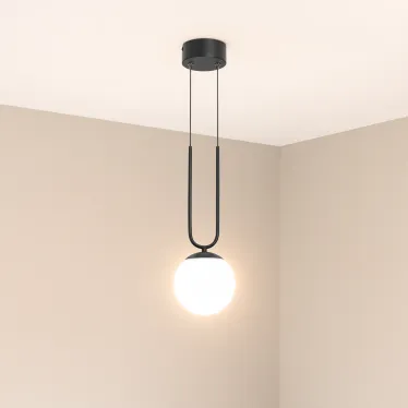 Светильник SP-BEADS-HANG-U-R130-10W Warm3000 (BK, 275 deg, 230V) (IP20 металл, 5 лет)
