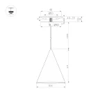 Светильник светодиодный SP-MAKOTO-R350-14W Warm2700 (BK, 36 deg, 230V, TRIAC) (ARL, IP20 металл, 3 года)