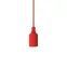 Светильник подвесной под лампу 1хE27 AC 220В Красный IP20 1000х40х94мм Пластик Decor Gauss