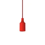 Светильник подвесной под лампу 1хE27 AC 220В Красный IP20 1000х40х94мм Пластик Decor Gauss