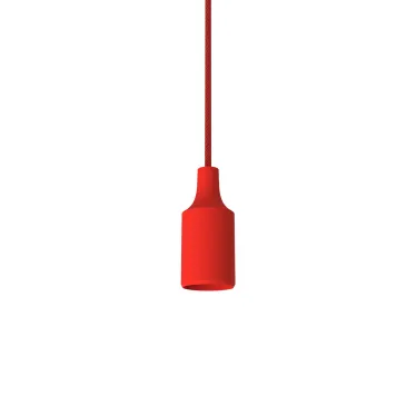 Светильник подвесной под лампу 1хE27 AC 220В Красный IP20 1000х40х94мм Пластик Decor Gauss
