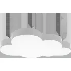 Светильник CLOUD FLD/P (600x400) 930 WH
