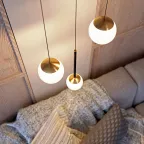 Светильник SP-BEADS-HANG-R130-10W Warm3000 (BK, 250 deg, 230V) (IP20 металл, 5 лет)