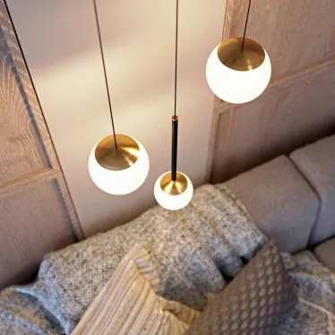 Светильник SP-BEADS-HANG-R130-10W Warm3000 (BK, 250 deg, 230V) (IP20 металл, 5 лет)