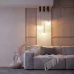 Светильник SP-BEADS-HANG-R130-10W Warm3000 (BK, 250 deg, 230V) (IP20 металл, 5 лет)