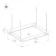 Светильник SP-LINE-HANG-ARC-O3535-D800-65W Day4000 (WHITE, 230V) (металл)