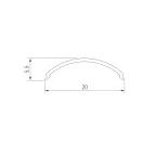 Светильник SP-LINE-HANG-ARC-O3535-D800-65W Day4000 (WHITE, 230V) (металл)