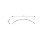 Светильник SP-LINE-HANG-ARC-O3535-D800-65W Day4000 (WHITE, 230V) (металл)