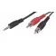 Аудио кабель 3.5 мм - 2 RCA, 5 м