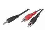 Аудио кабель 3.5 мм - 2 RCA, 5 м