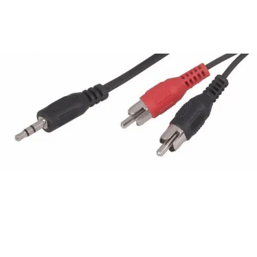 Аудио кабель 3.5 мм - 2 RCA, 5 м
