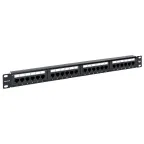                  Патч-панель TERACOM 19'' Cat.5E 1U неэкранированная UTP 24 порта RJ-45 110 IDC с органайзером
               