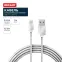 Кабель USB-Lightning для iPhone, metall, steel color, 1m, 18-4247,