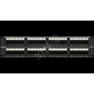 Патч-панель 192UCAT6 48 портов RJ45 неэкранированная